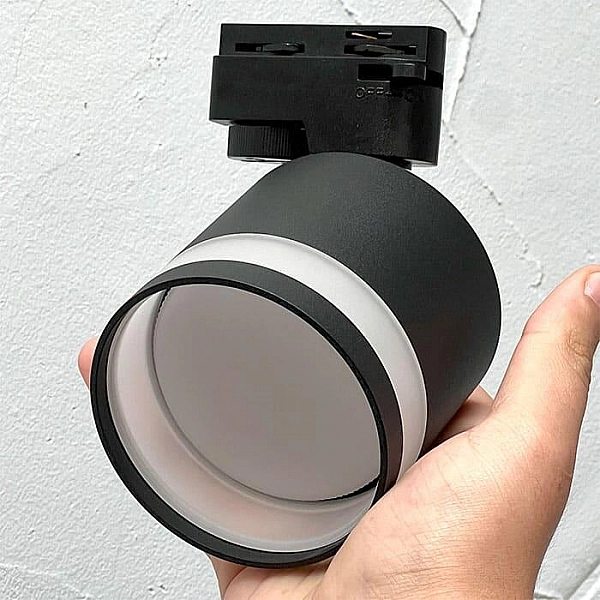 Светильник Truenergy Track 21120 под лампу GX53 алюминий трековый однофазный черный