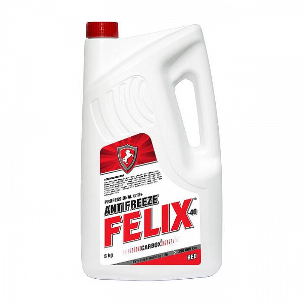 Антифриз Felix Carbox G12+ красный 5 кг