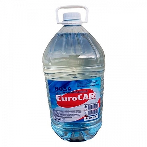 Вода дистиллированная Eurocar VD-5 5 л