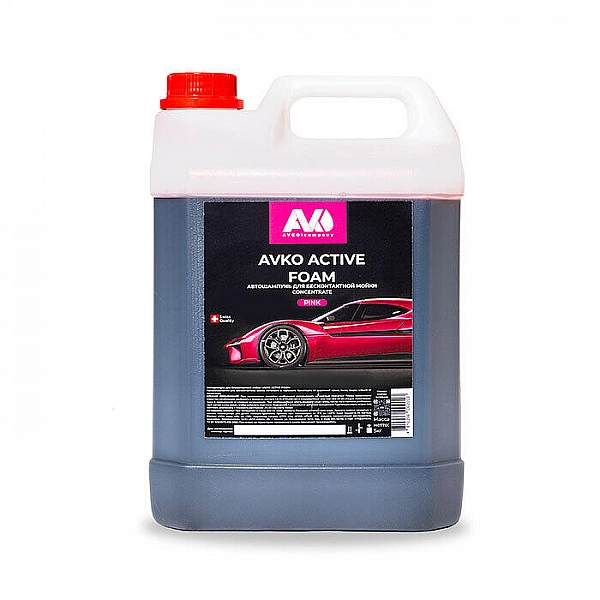 Автошампунь для бесконтактной мойки Avko Active Foam Pink 5 кг