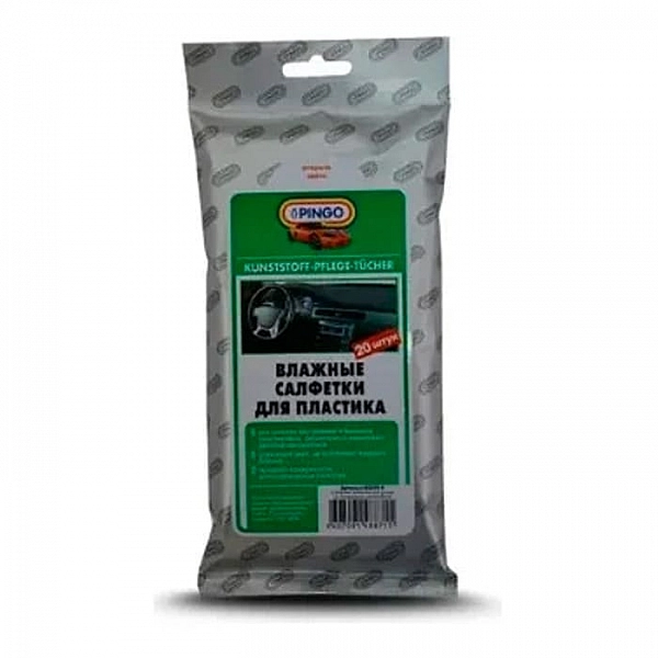 Салфетки влажные Pingo 85070-0 для пластика автомобильные