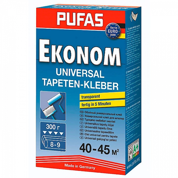 Клей обойный Pufas Ekonom Euro 3000 Универсальный 300 г
