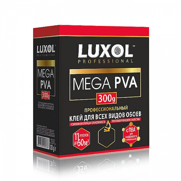 Клей обойный Luxol Professional Mega PVA 300 г