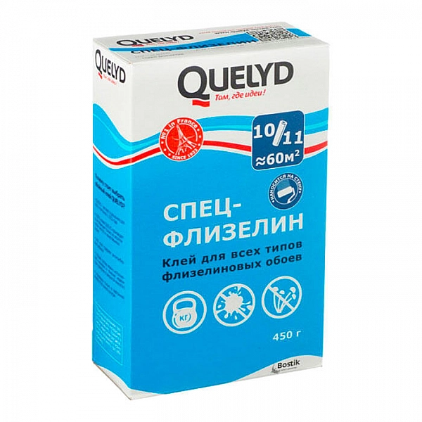 Клей обойный Quelyd Спец-Флизелин 450 г