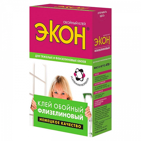 Клей обойный Экон Флизелиновый 470 г