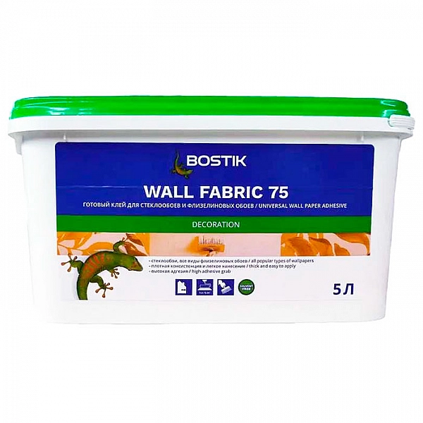 Клей для стеклообоев Bostik 75 5 л
