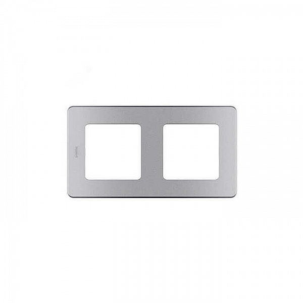 Рамка Legrand Inspiria 673942 2 поста алюминий