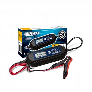 Зарядное устройство Runway для аккумуляторов Smart car charger 6/12В ток 1А/4А