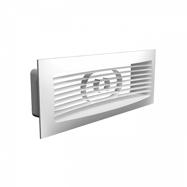 Вентиляционная решетка ЭРА 612РСФ 150*90 мм с фланцем 120*60 мм