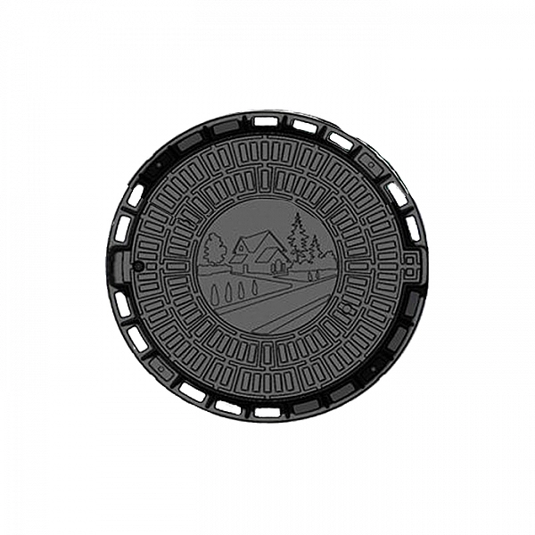 Люк Standartpark 35188-80Д Л-60.80.10-ПП 800*100 мм садовый пластиковый черный