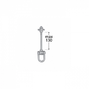 Крепление для качелей Domax MHC 130 130 мм. Изображение - 1