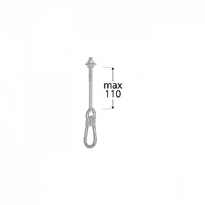 Крепление для качелей Domax MHA 110 тип A m12 110 мм. Изображение - 1