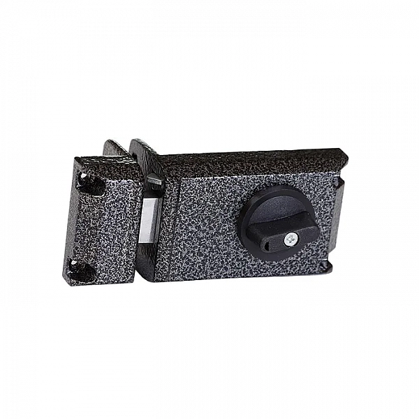 Замок накладной ВолМет ЗН2Д-Б серебряный антик