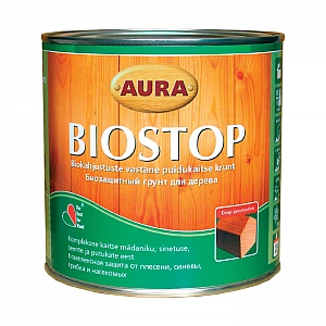 Грунт Aura Biostop биозащитный по дереву 2.7 л