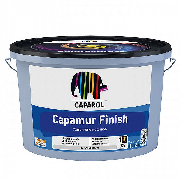Краска Caparol Capamur Finish База 1 10 л белая