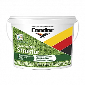 Краска Condor Fassadenfarbe-Struktur 0.2-0.5 мм 7.5 кг
