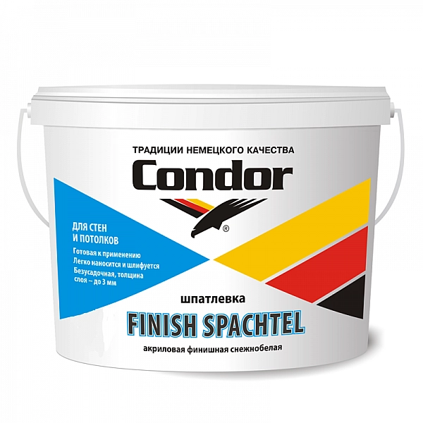 Шпатлевка Condor Finish Spachtel 4 кг
