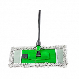 Швабра Mopexbel EKB025 универсальная с прорезиненой рукояткой 118 см накладкой из микрофибры 90 г