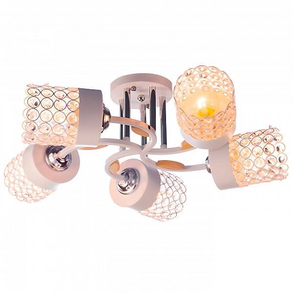 Светильник Айтин-Про НПБ 02-5*60-101 51967/5 хром/белый