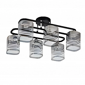 Светильник Айтин-Про НПБ 02-6*60-101 70209/6 черный/хром