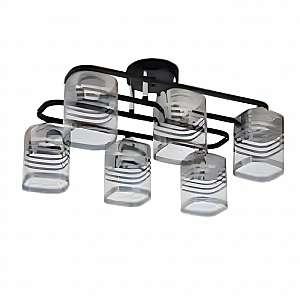 Светильник Айтин-Про НПБ 02-6*60-101 70209/6 черный/хром