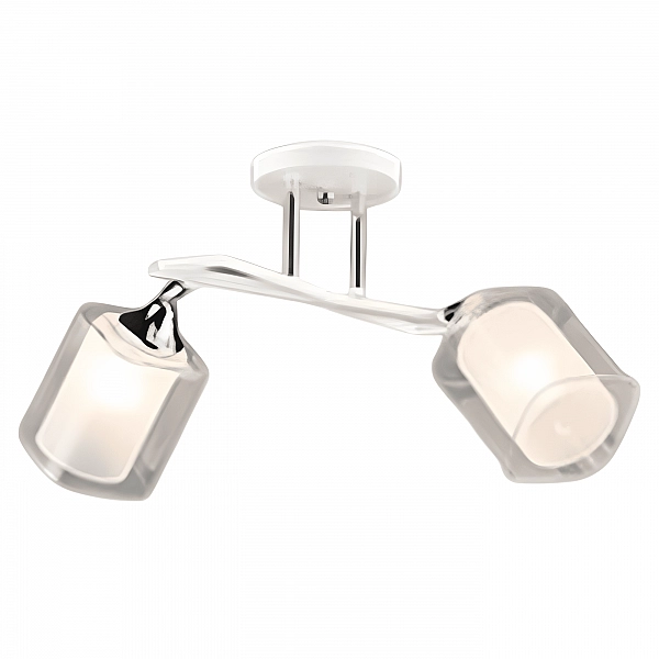 Светильник Айтин-Про НПБ 02-2*60-101 N6652/2 белый/хром