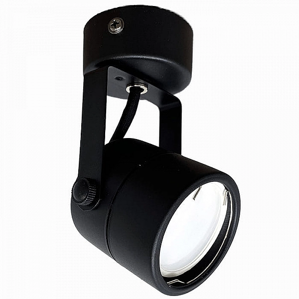 Спот Truenergy Focus 21345 под лампу GU10 IP20 накладной поворотный металл черный