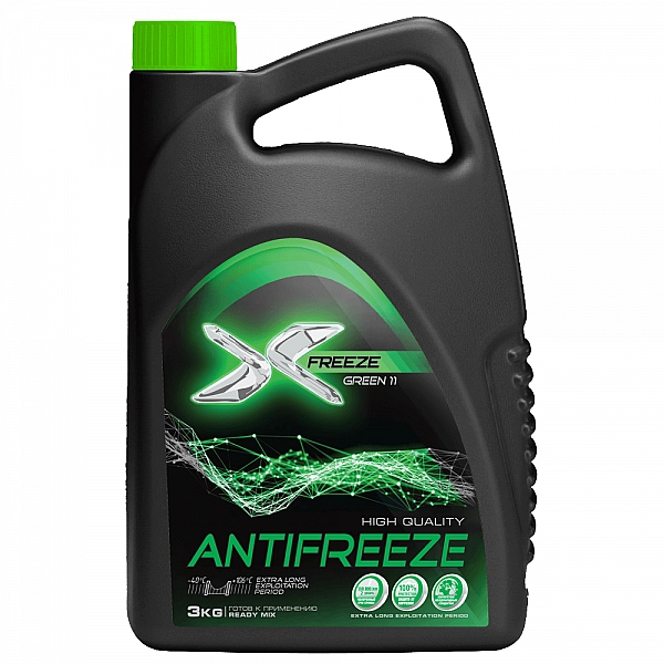 Антифриз X-Freeze Green 11 зеленый 3 кг