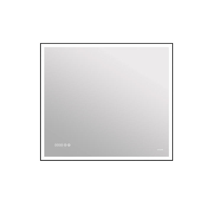 Зеркало Cersanit Led 011 Design KN-LU-LED011*100-d-Os с подсветкой и часами 1000*800 мм