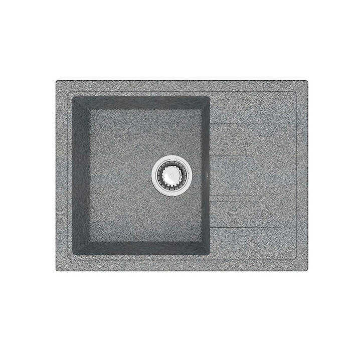 Мойка из литьевого мрамора Berge BR-5850 графит 575*470 мм