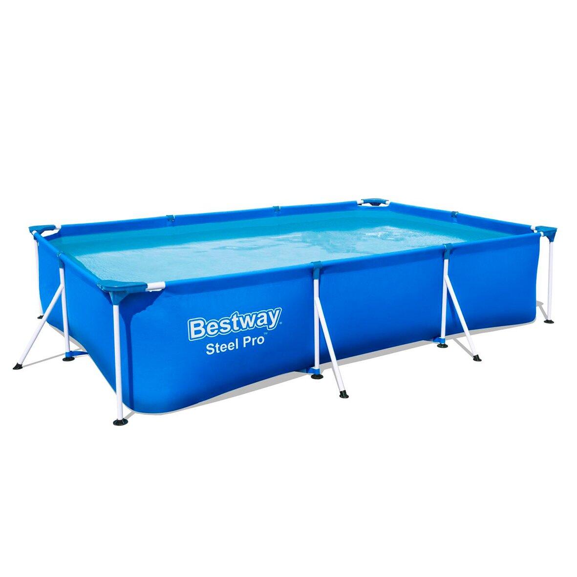 Бассейн каркасный Bestway Steel Pro 56411 с фильтр-насосом 300*201*66 см 3300 л
